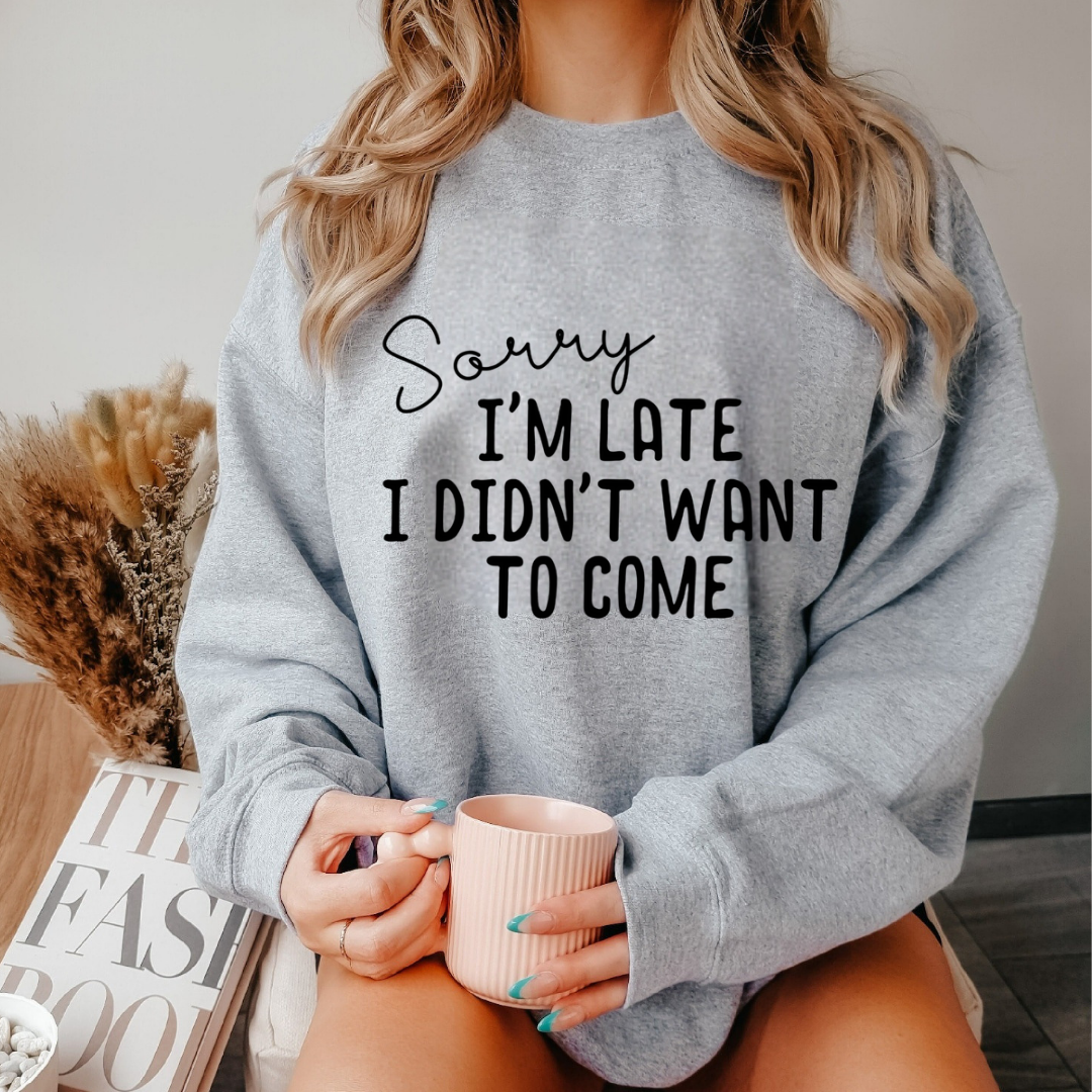 Sorry I'm Late, I Didn't Want To Come