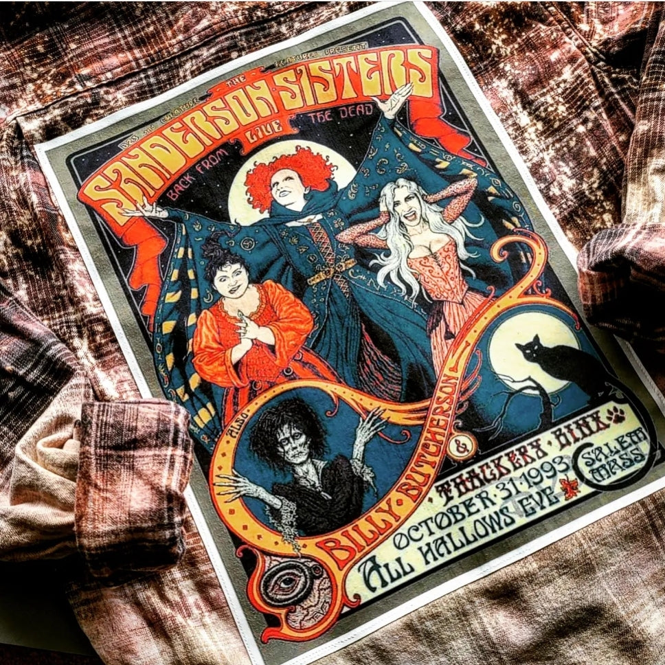 All the Witches of Hallows Eve Flannel - Many Colors Available
