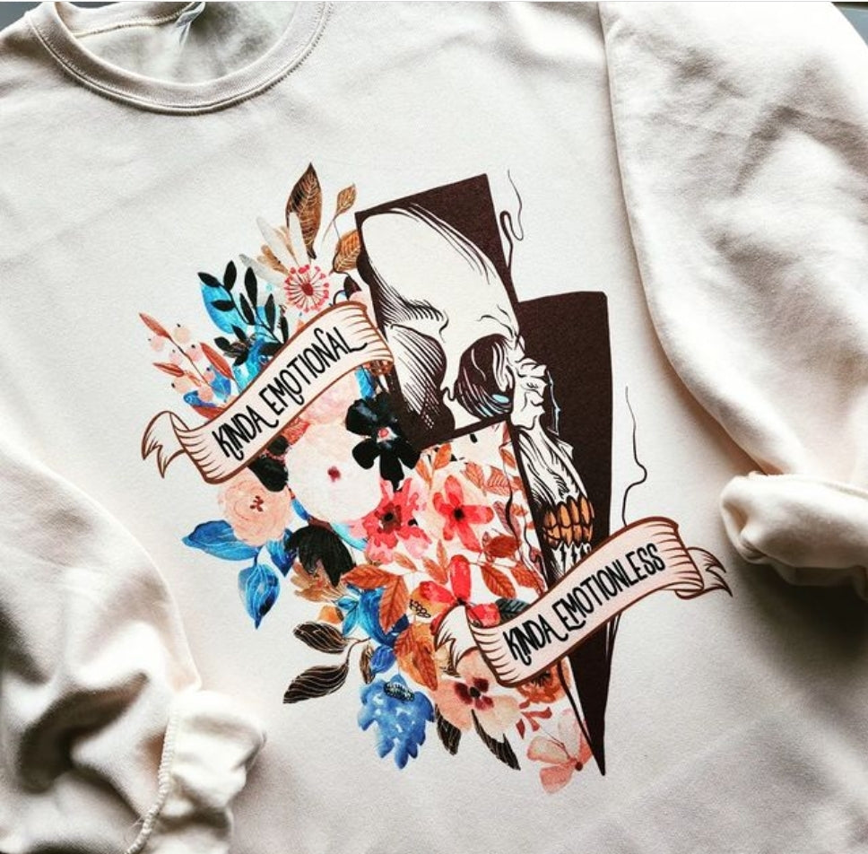 Kinda Emotional Kinda Emotionless Sweatshirt