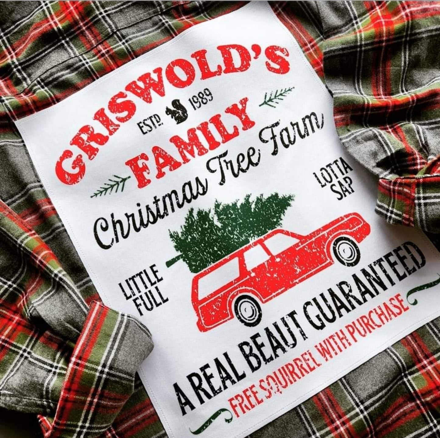 Clark's Christmas Tree Farm Flannel