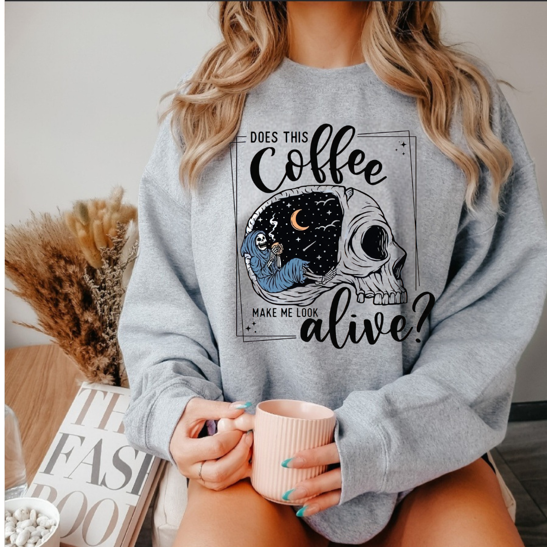 Does This Coffee Make Me Look Alive?