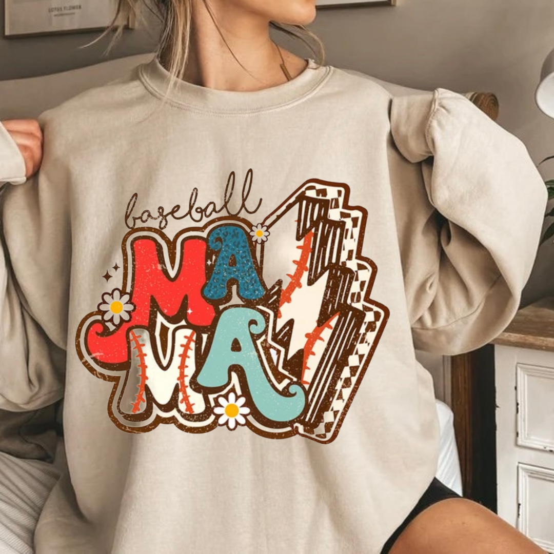 Vintage Baseball Mama