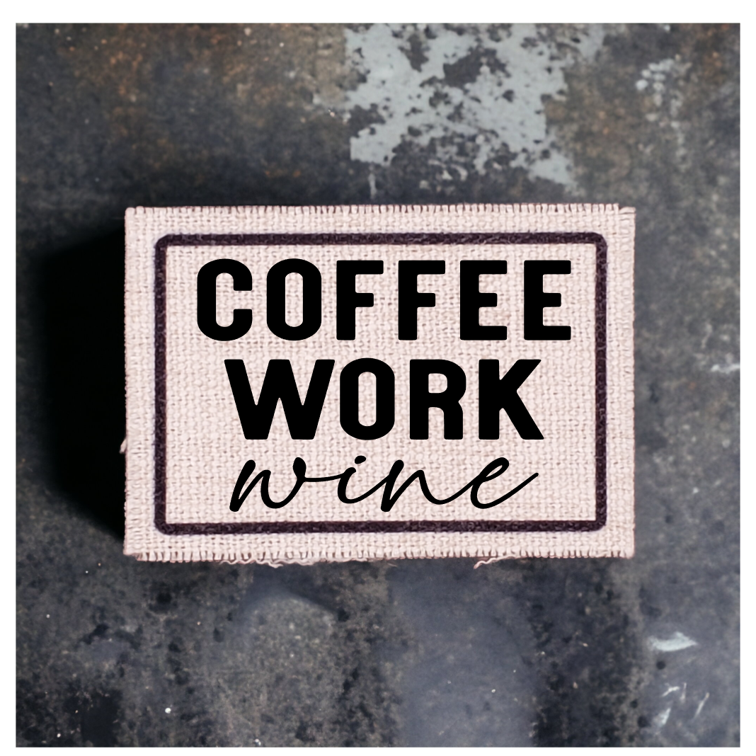 Wine, Alcohol & Coffee Design Patches
