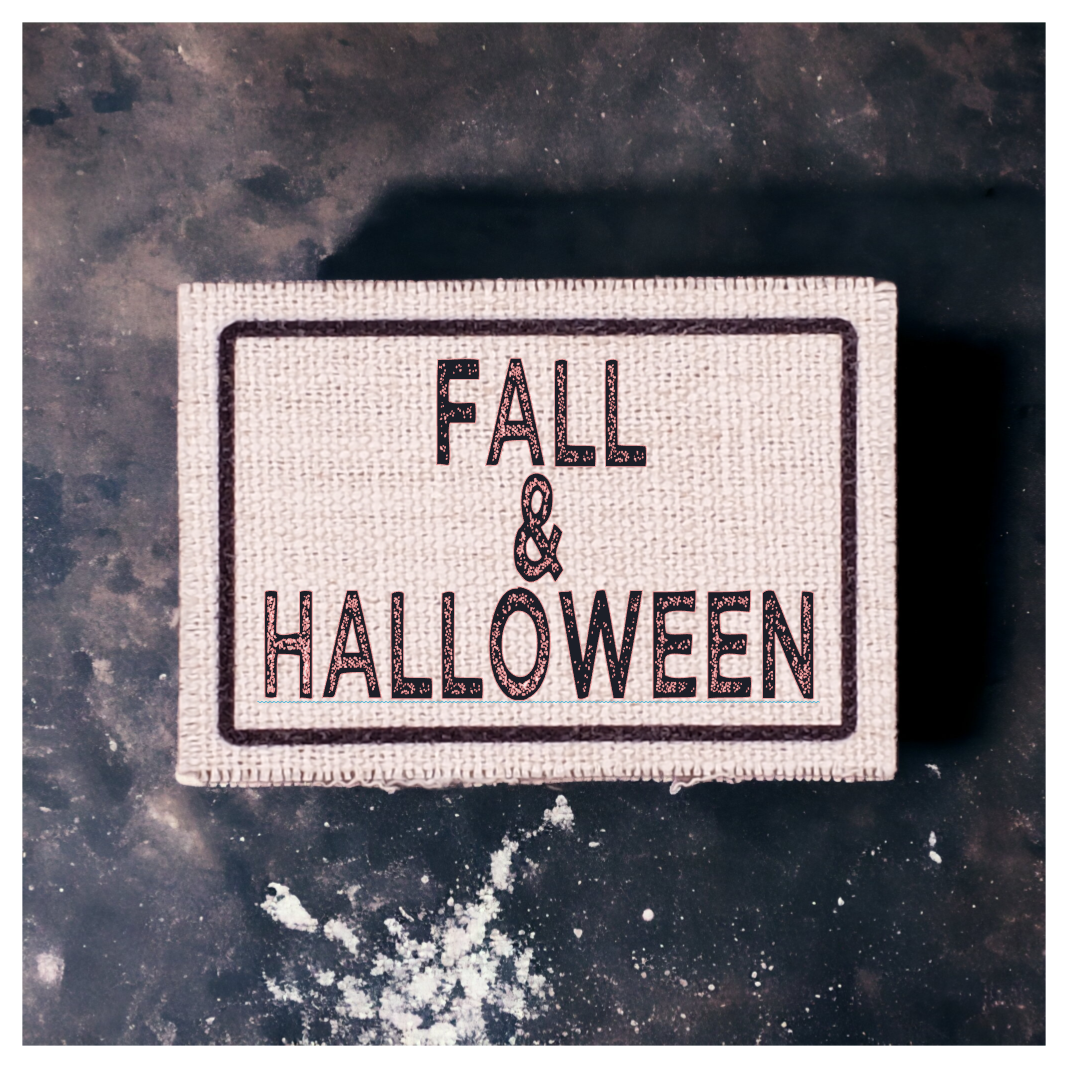 Fall & Halloween Design Patches