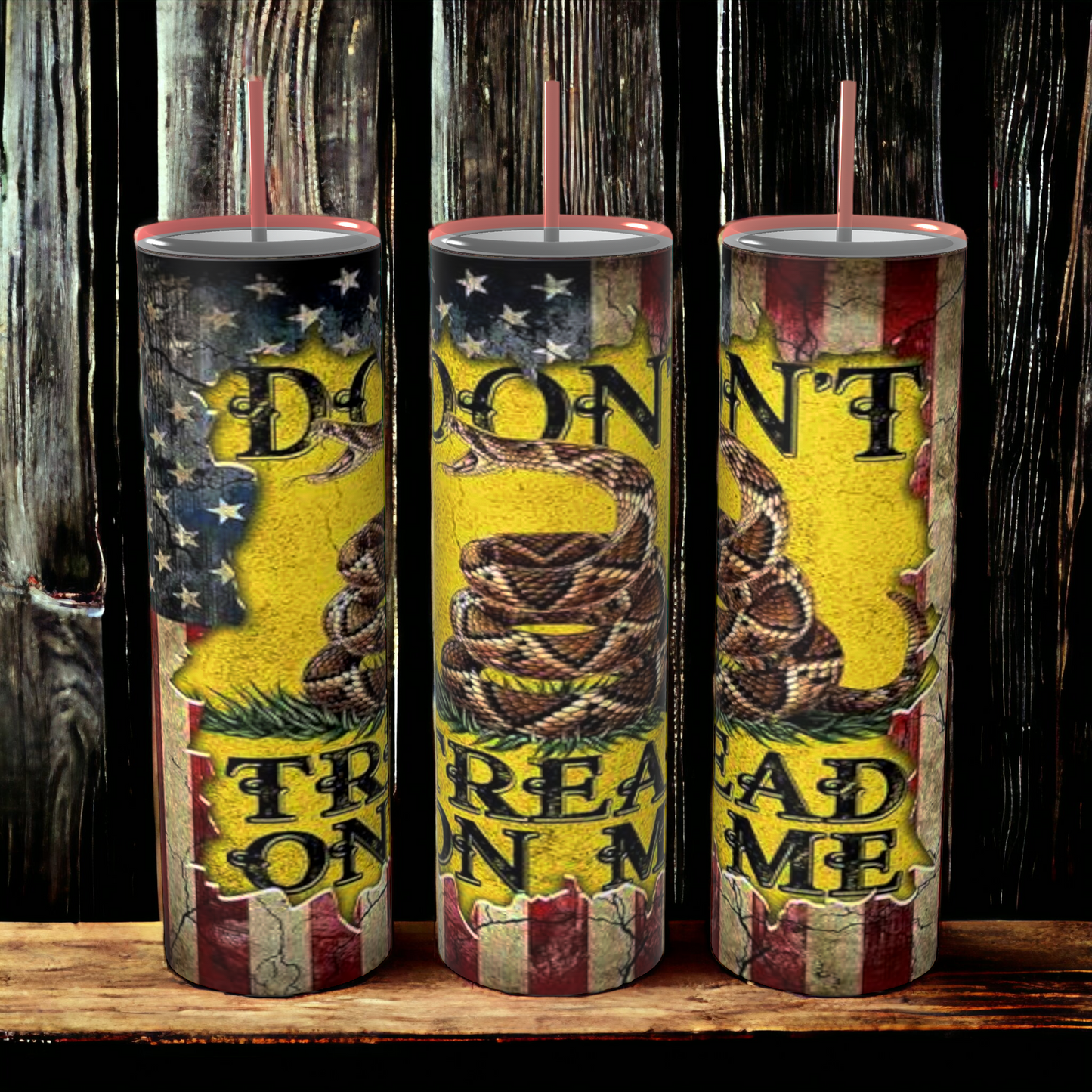 Don't Tread on Me Tumbler - Choose Your Size