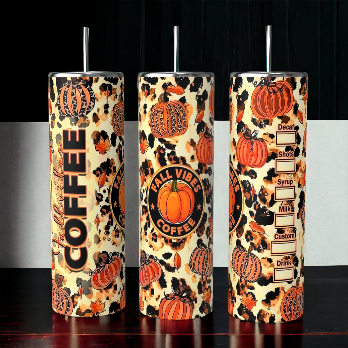 Fall Vibes Tumbler - Choose Your Size