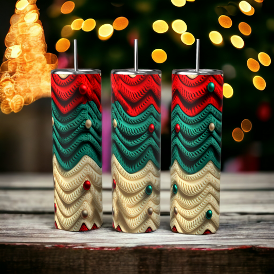 Christmas Sweater Tumbler - Wave