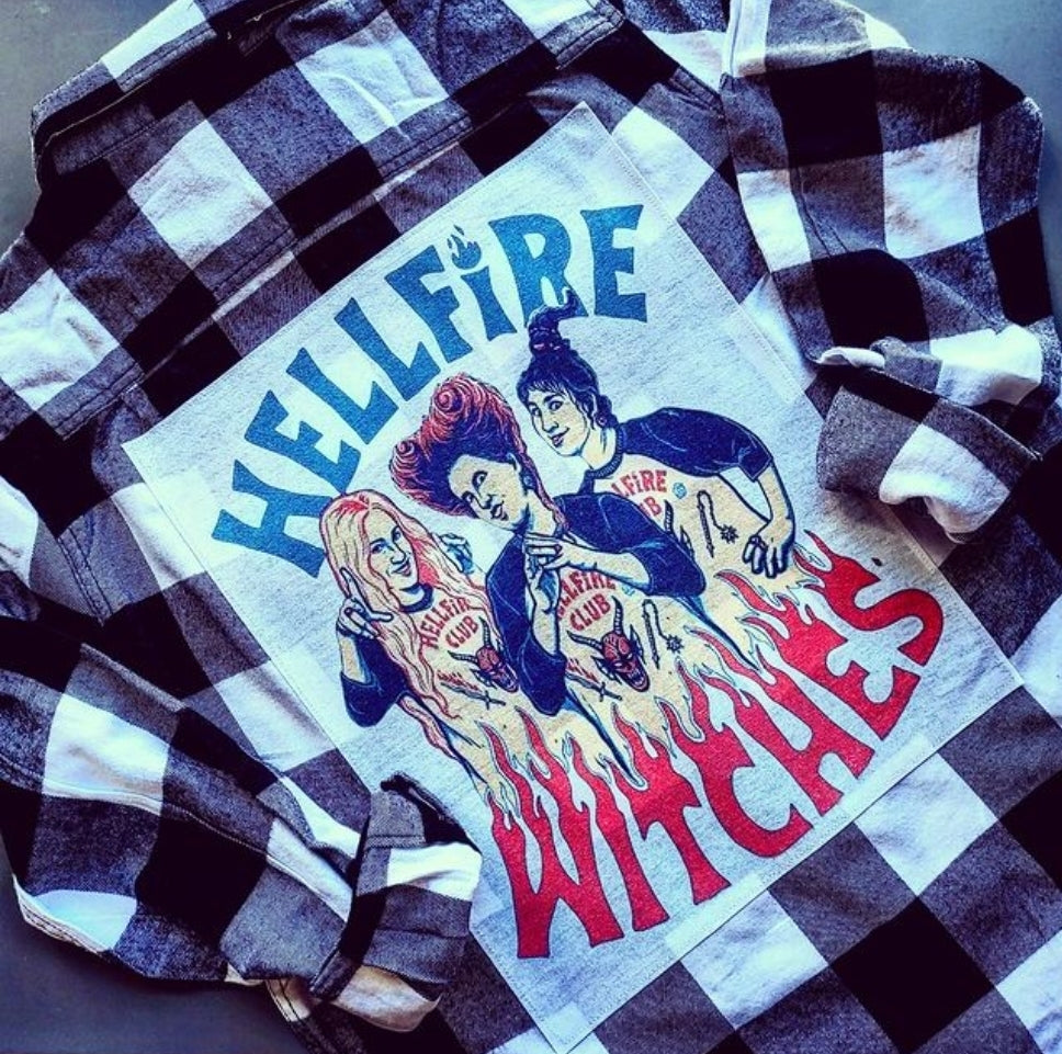 Hellfire Witches Flannel