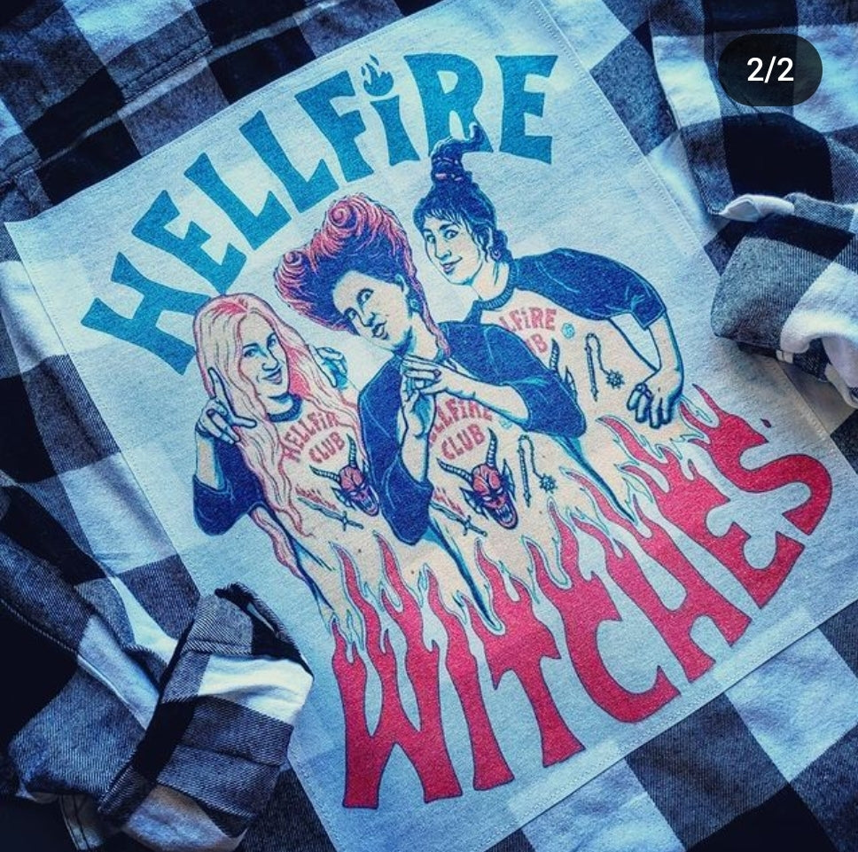 Hellfire Witches Flannel