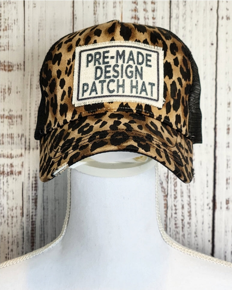 Pre-Made Design Patch Hat